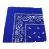 Afbeelding van Onkar | Bandana haarband en sjaal met paisley patroon, Royal Blue