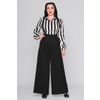 Afbeelding van Collectif | High waisted zwarte 40's pantalon, Glynda 