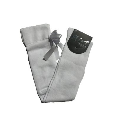 Foto van Flirt | Overknee sokken wit met witte strik, lolita-stijl