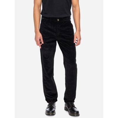 Foto van ATO Berlin | Soepele chino broek, Cobra van zwarte ribcord
