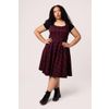 Afbeelding van Hell Bunny | Pinafore jurk Carmina, rood zwarte tartan