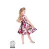Afbeelding van Hearts and Roses | Kinderjurk, Audrey 50s cream floral swing