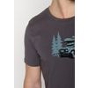 Afbeelding van Green Bomb | T-shirt Nature getaway, grijs bio katoen