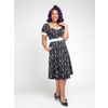 Afbeelding van Collectif | Roberta Skeleton Boo-Gie Swingjurk