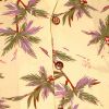 Afbeelding van Chenaski | Overhemd korte mouw, Palms creme, bruin lilac