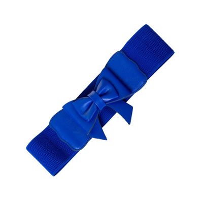 Foto van Banned | Elastiekriem met Strik Play it Right, royal blue