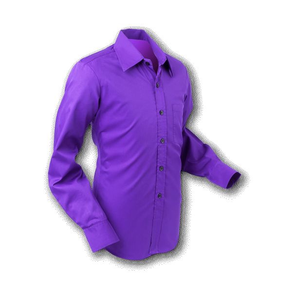 Chenaski | Retro overhemd 70s Basic Dark Violet