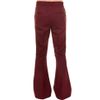 Afbeelding van Pantalon 60s 70s wijde pijpen burgundy
