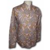 Afbeelding van Chenaski | Overhemd 70's Mao Paisley lilac