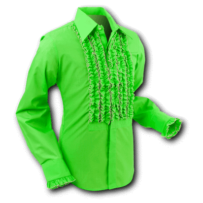 Chenaski | Overhemd Ruche Lime