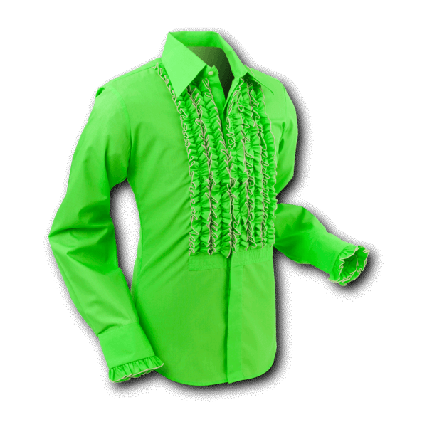 Chenaski | Overhemd Ruche Lime