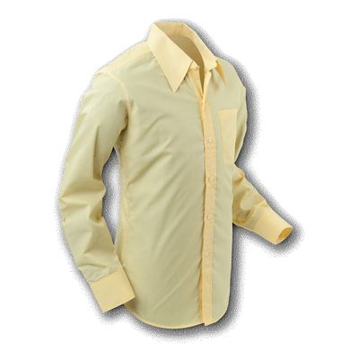Chenaski | Retro overhemd 70s Basic Yellow