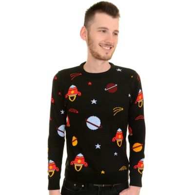 Trui Hipster 60s 70s Outer Space Jumper