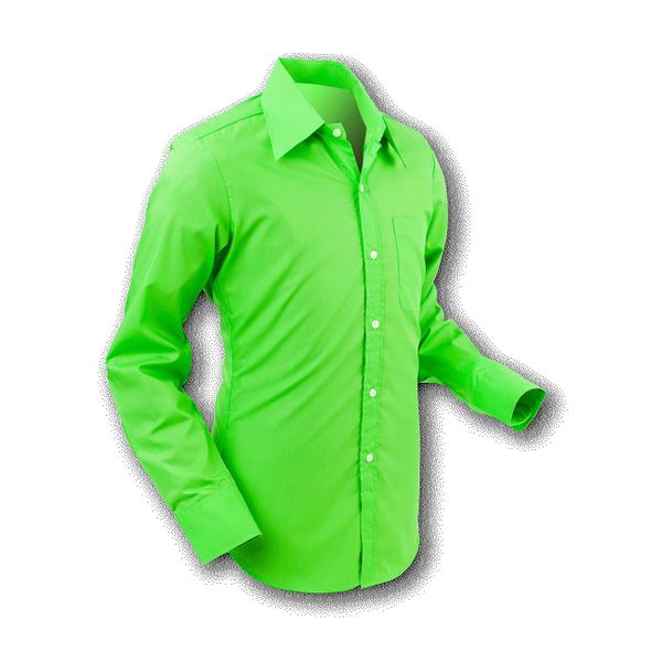Chenaski | Retro overhemd 70s Basic Grass-Green
