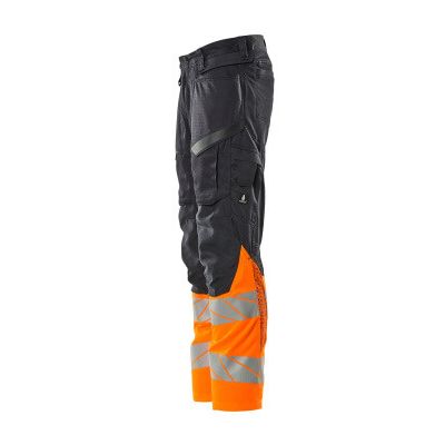 Foto van Mascot Accelerate Safe Broek met kniezakken | 19679-236 | 01014-donkermarine/hi-vis oranje