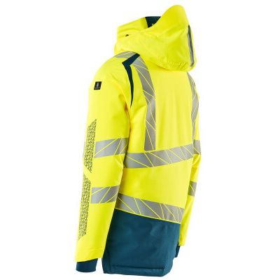 Foto van Mascot Accelerate Safe Winterjas | 19335-231 | 1744-hi-vis geel/donkerpetrol