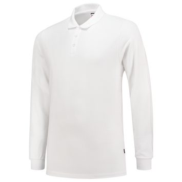 Foto van Poloshirt Fitted 210 Gram Lange Mouw | wit | 201017-06 | TRICORP WORKWEAR