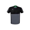 Afbeelding van ERIMA Six Wings T-shirt Unisex | slate grey/zwart | 1082207