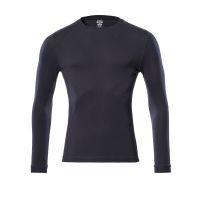 T-shirt, lange mouwen, moderne pasvorm | 18581-965 | 010-donkermarine