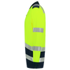 Afbeelding van Poloshirt High Vis Bicolor Lange Mouw | fluorgeel/donkermarine | 203008-17010 | TRICORP SAFETY