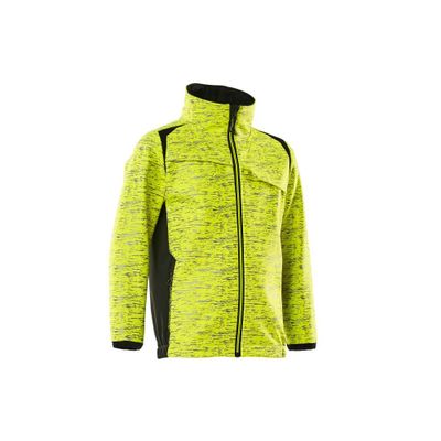 Foto van Softshell jas voor kinderen | 19902-291 | 1709-Hivis geel/zwart