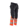 Afbeelding van Mascot Accelerate Safe Broek met spijkerzakken | 19131-711 | 10222-donkermarine/hi-vis rood