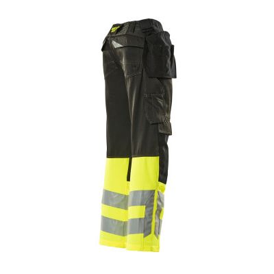 Foto van Broek met spijkerzakken, klasse 1 | 17531-860 | 0917-zwart/hi-vis geel