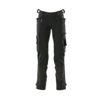 Broek, Dyneema kniezakken, stretch | 17079-311 | 09-zwart