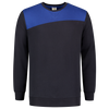Afbeelding van Sweater Bicolor Naden | marine/korenblauw | 302013-0111 | TRICORP WORKWEAR