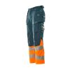 Afbeelding van Mascot Accelerate Safe Broek met spijkerzakken | 19131-711 | 4414-donkerpetrol/hi-vis oranje