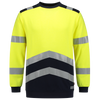 Afbeelding van Sweater Multinorm Bicolor | fluorgeel/donkermarine | 303002-17010 | TRICORP SAFETY