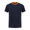 Afbeelding van Indushirt TS 180 T-shirt marine-oranje