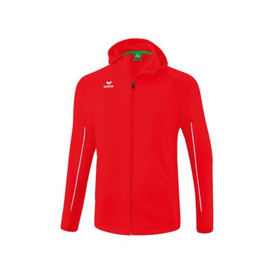 Erima Liga Star trainingsjack met capuchon kinderen, rood/wit, 1032326