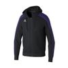 Afbeelding van ERIMA EVO STAR trainingsjack met capuchon Unisex | zwart/ultra violet | 1032407