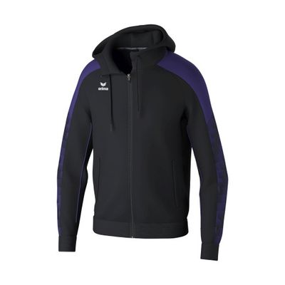 Foto van ERIMA EVO STAR trainingsjack met capuchon Unisex | zwart/ultra violet | 1032407