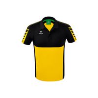 ERIMA Six Wings polo Unisex | geel/zwart | 1112209