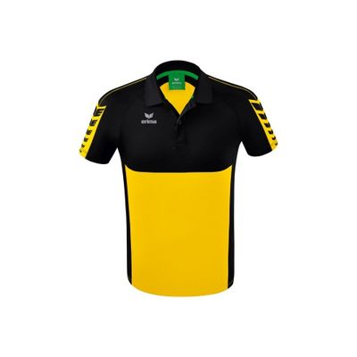 Foto van ERIMA Six Wings polo Unisex | geel/zwart | 1112209