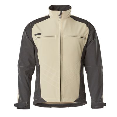 Mascot Dresden softshelljack | 12002-149 | 05509-lichtkhaki/zwart