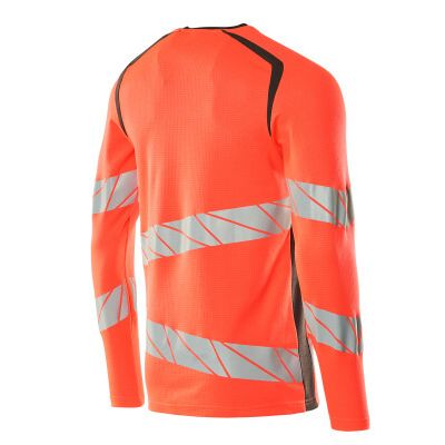 Foto van Mascot Accelerate Safe T-shirt, met lange mouwen | 19081-771 | 22218-hi-vis rood/donkerantraciet