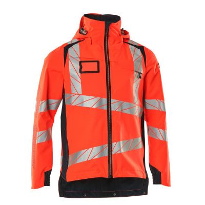 Foto van Mascot Accelerate Safe Shell jas | 19001-449 | 22210-hi-vis rood/donkermarine