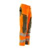 Afbeelding van Mascot Accelerate Safe Broek met kniezakken | 19079-511 | 1433-hi-vis oranje/mosgroen