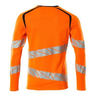 Foto van Mascot Accelerate Safe T-shirt, met lange mouwen | 19081-771 | 14010-hi-vis oranje/donkermarine