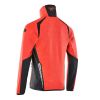 Afbeelding van Mascot Accelerate Safe Fleecetrui met rits | 19403-316 | 22210-hi-vis rood/donkermarine