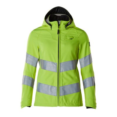 Softshell jack, damesmodel, EN20471 | 18512-246 | 017-hi-vis geel