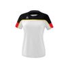 Afbeelding van Erima Change t-shirt dames, wit/zwart/rood/geel, 1082327