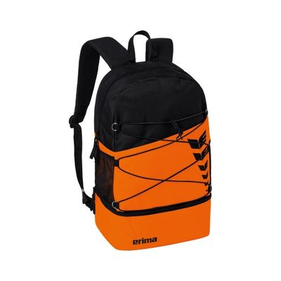 ERIMA SIX WINGS rugzak | oranje/zwart | 7232322