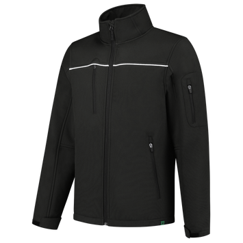 Foto van Softshell Luxe Rewear | zwart | 402701-09 | TRICORP WORKWEAR