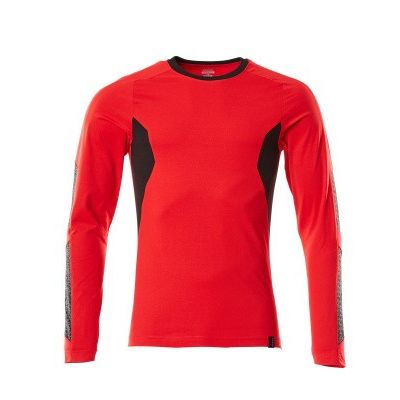 Mascot 18381-959 T-shirt, met lange mouwen signaal rood/zwart