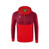 Afbeelding van ERIMA Six Wings trainingsjack met capuchon Kinderen | rood/bordeaux | 1032205