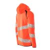 Afbeelding van Mascot Accelerate Safe Capuchontrui met rits | 19284-781 | 22210-hi-vis rood/donkermarine